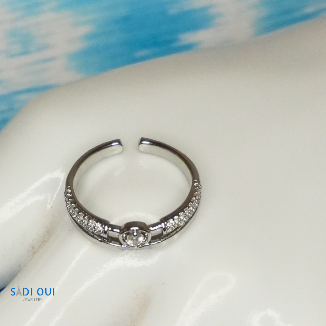 Anel Loop em Aço Inoxidável | SADI OUI Jewellery