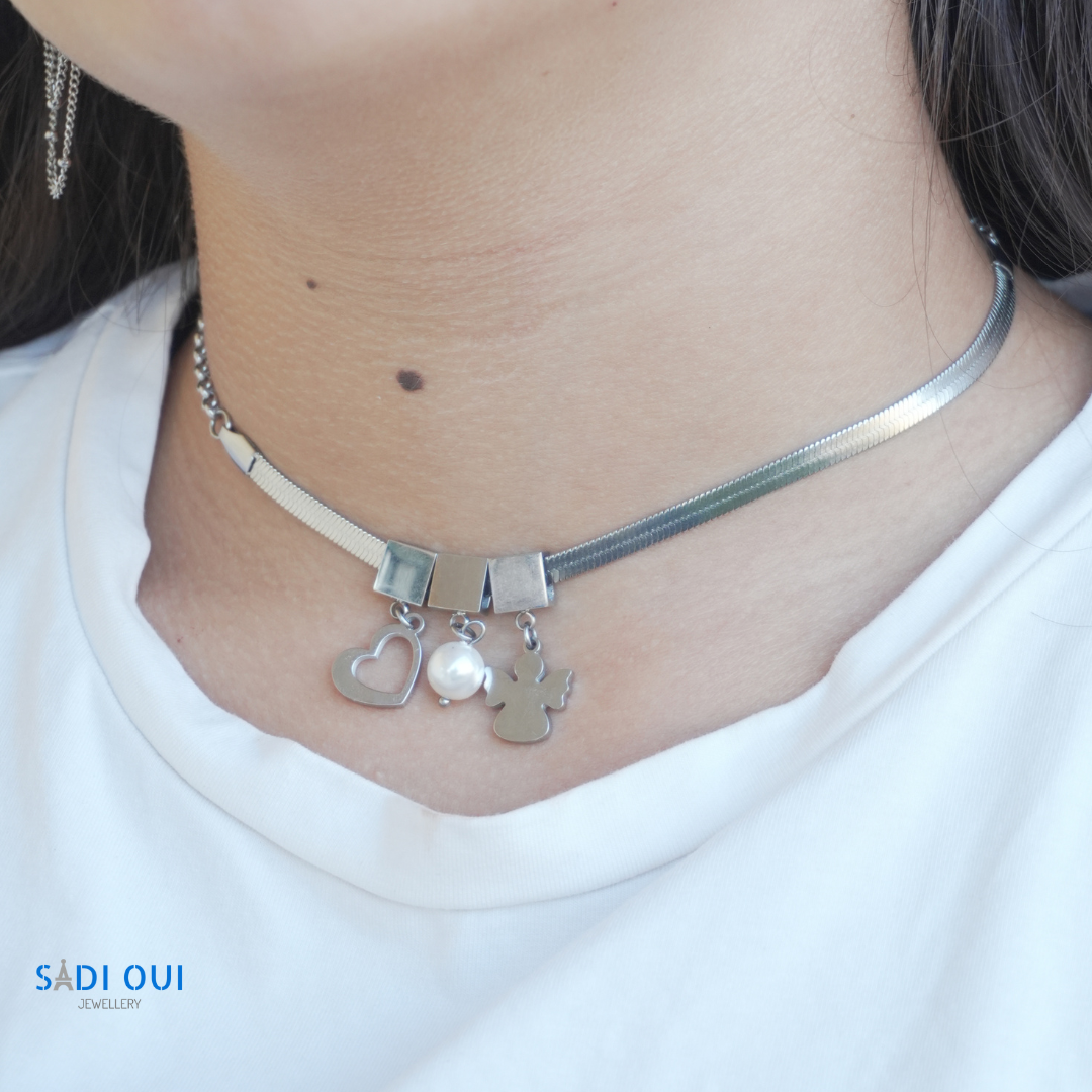 Choker Bold em Aço Inoxidável | SADI OUI Jewellery