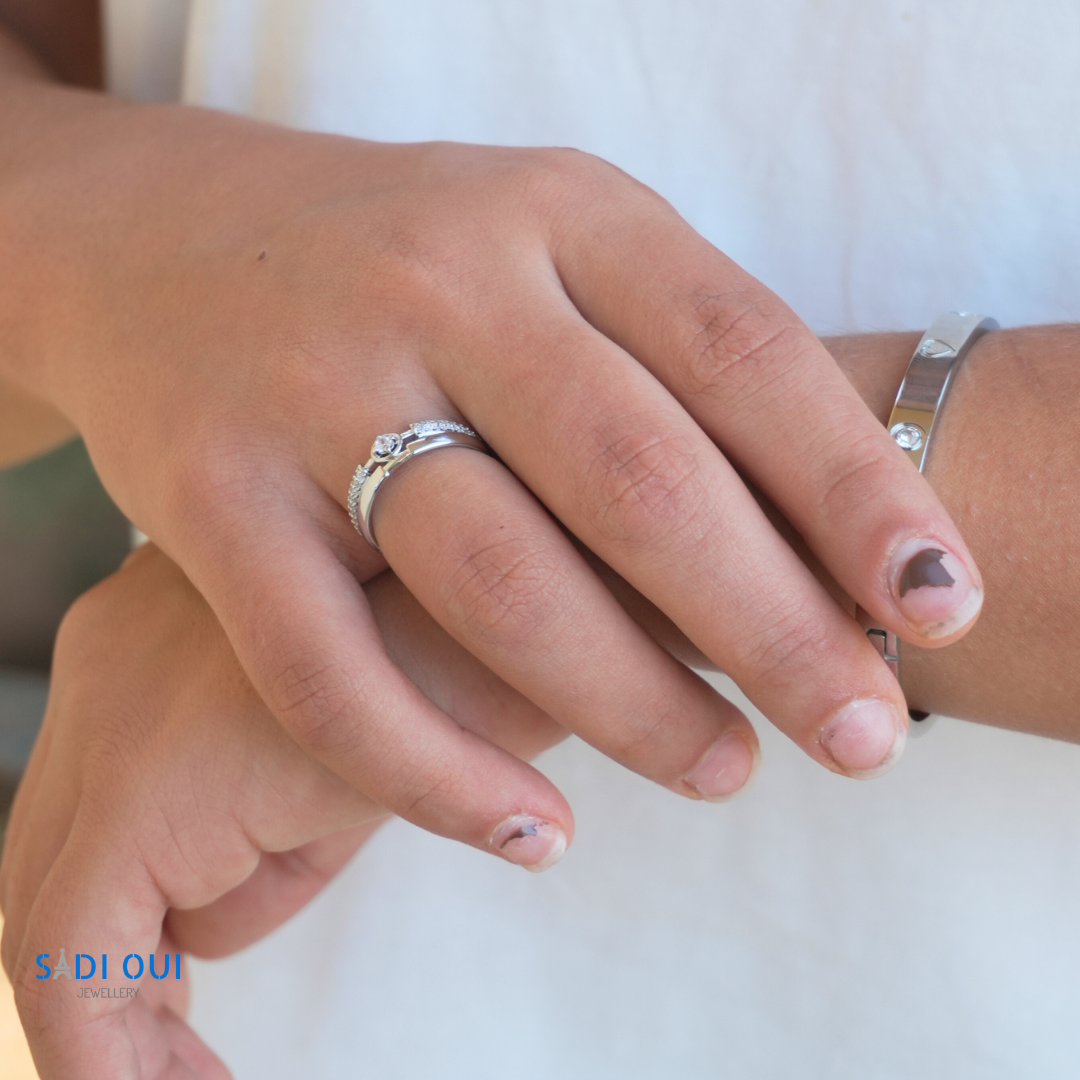 Anel Loop em Aço Inoxidável | SADI OUI Jewellery