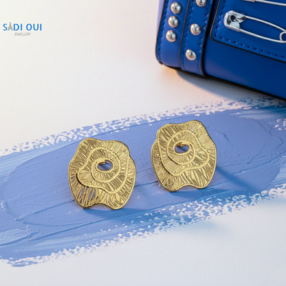 Brincos Shape em Aço Inoxidável | SADI OUI Jewellery