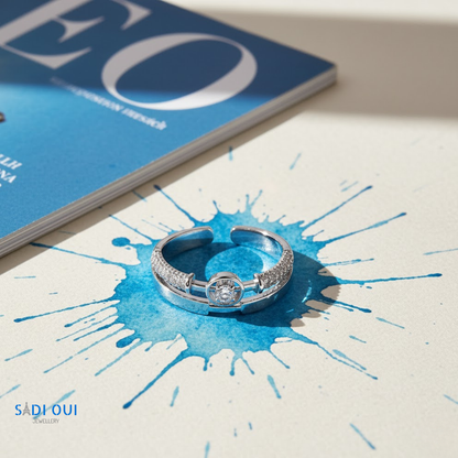 Anel Loop em Aço Inoxidável | SADI OUI Jewellery