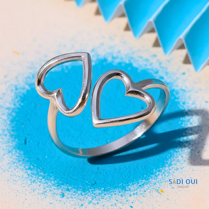 Anel Open Heart em Aço Inoxidável | SADI OUI Jewellery