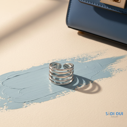 Anel Bold em Aço Inoxidável | SADI OUI Jewellery