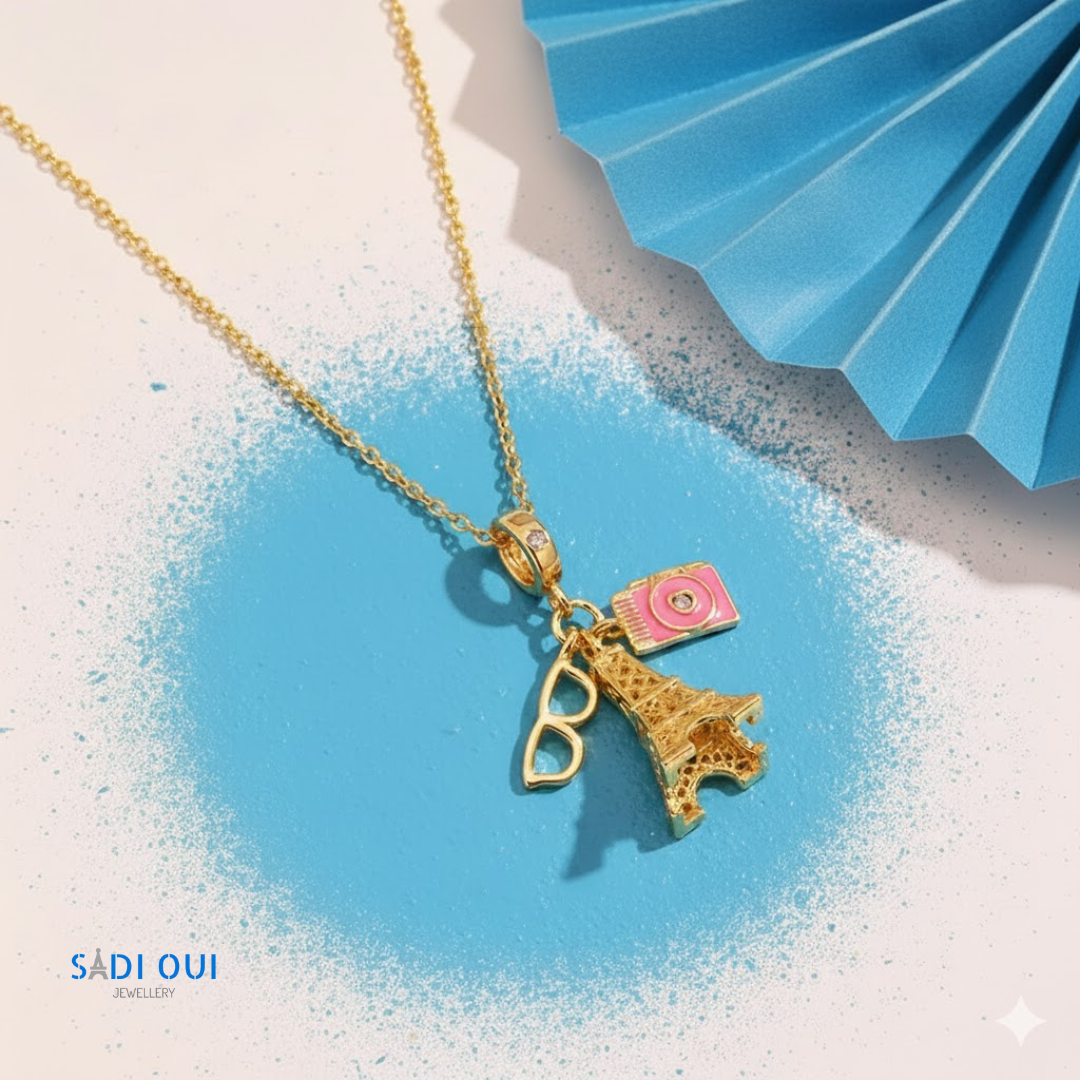 Collier Paris en rose