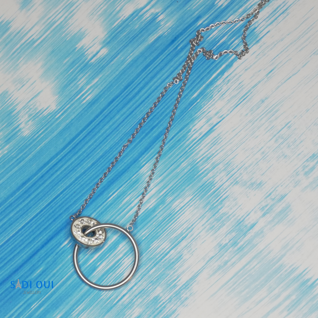 Colar Loop em Aço Inoxidável | SADI OUI Jewellery
