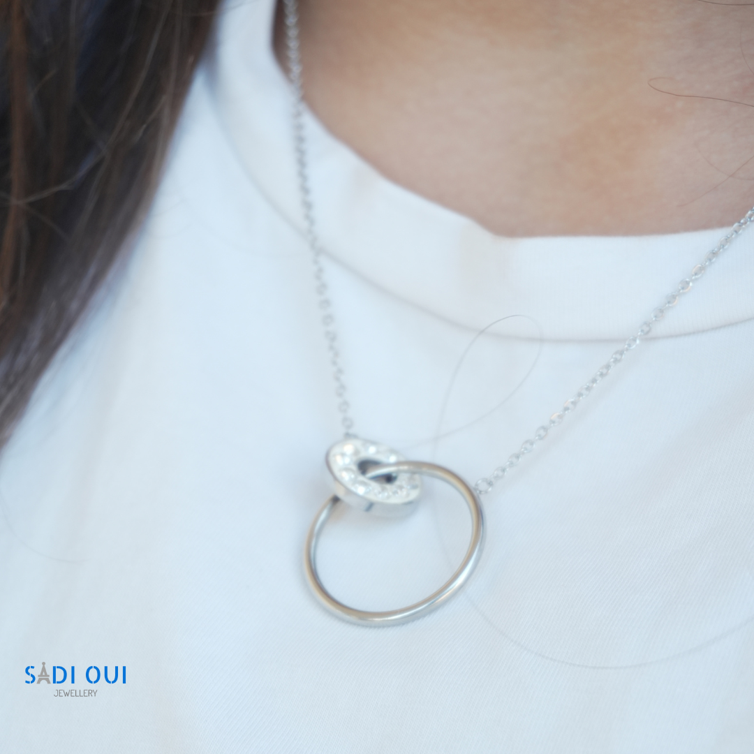 Colar Loop em Aço Inoxidável | SADI OUI Jewellery