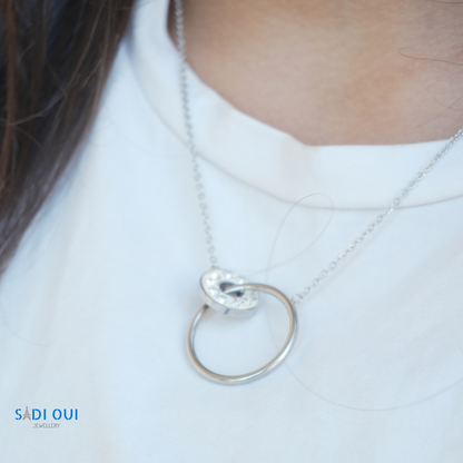 Colar Loop em Aço Inoxidável | SADI OUI Jewellery