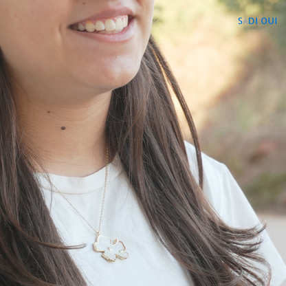 Colar Bloom em Aço Inoxidável | SADI OUI Jewellery