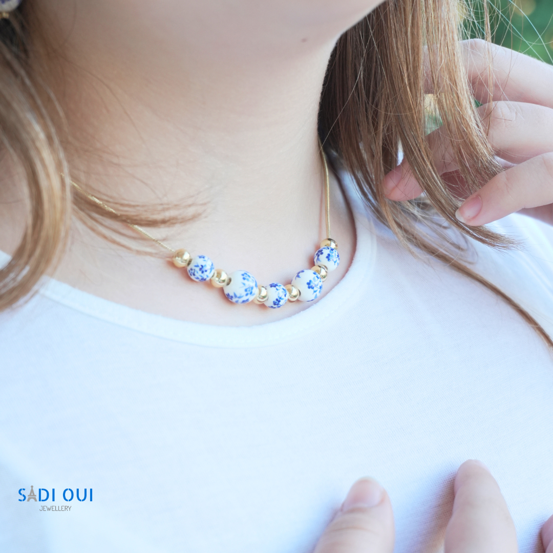 Colar Fusion em Aço Inoxidável | SADI OUI Jewellery