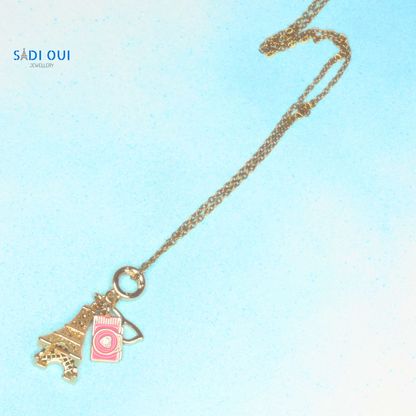 Collier Paris en rose