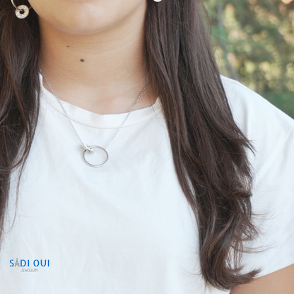 Colar Loop em Aço Inoxidável | SADI OUI Jewellery