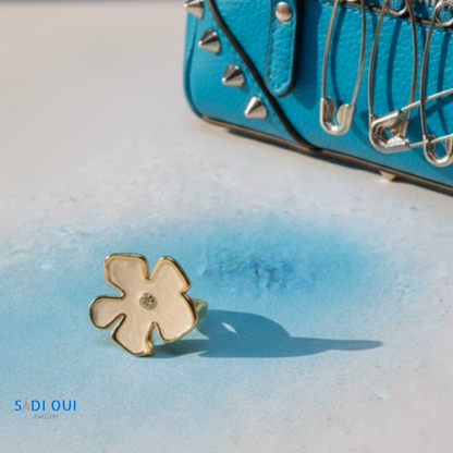 Anel Bloom em Aço Inoxidável | SADI OUI Jewellery